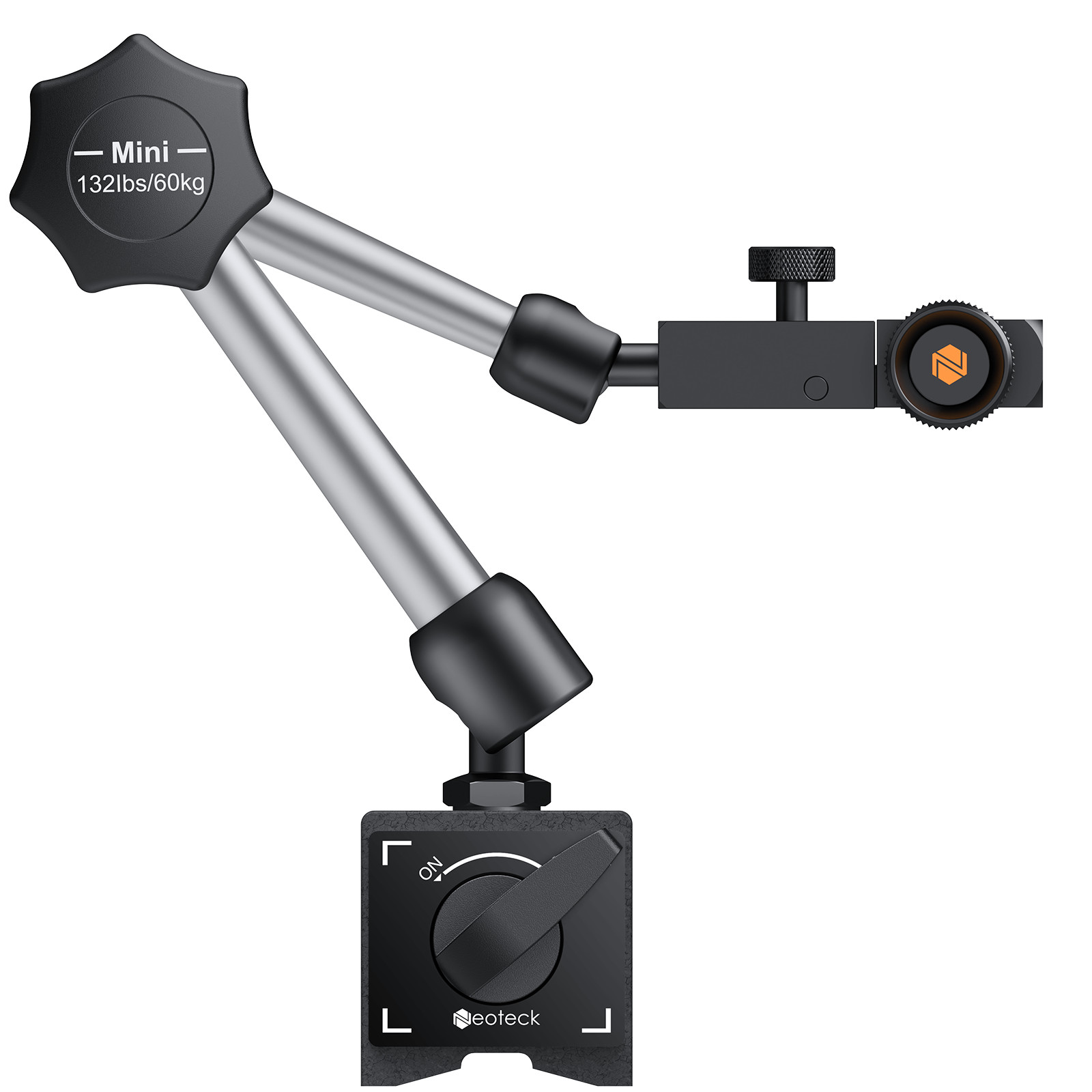 Neoteck Magnetic Base Stand for Digital Dial Indicator Gauge Pro-132lbs/60kg