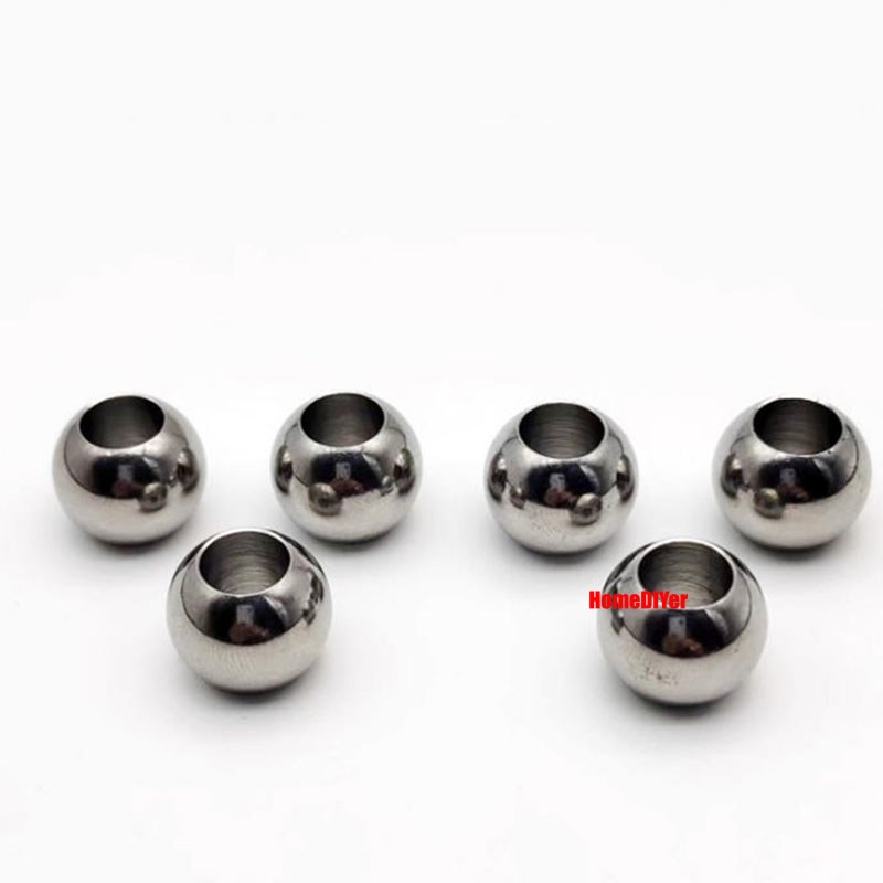 Dia 2mm-60mm Solid Stainless Steel Through Hole Balls Smooth Drilling Steel Ball