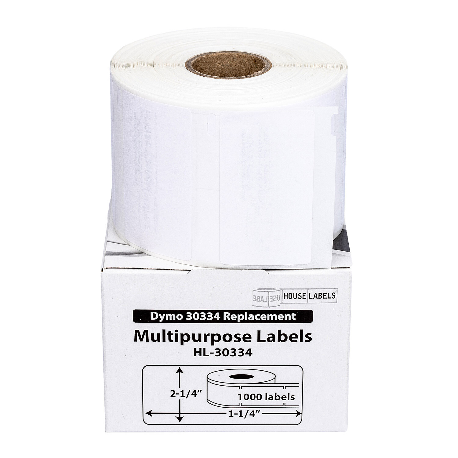 DYMO LW 30334 Medium Multipurpose Labels – (50) Rolls of 1000 – FREE & FAST SHIP