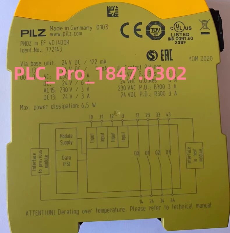 772143 1PCS Brand New pilz 772143 PNOZ m EF 4DI4DOR Fast delivery #S