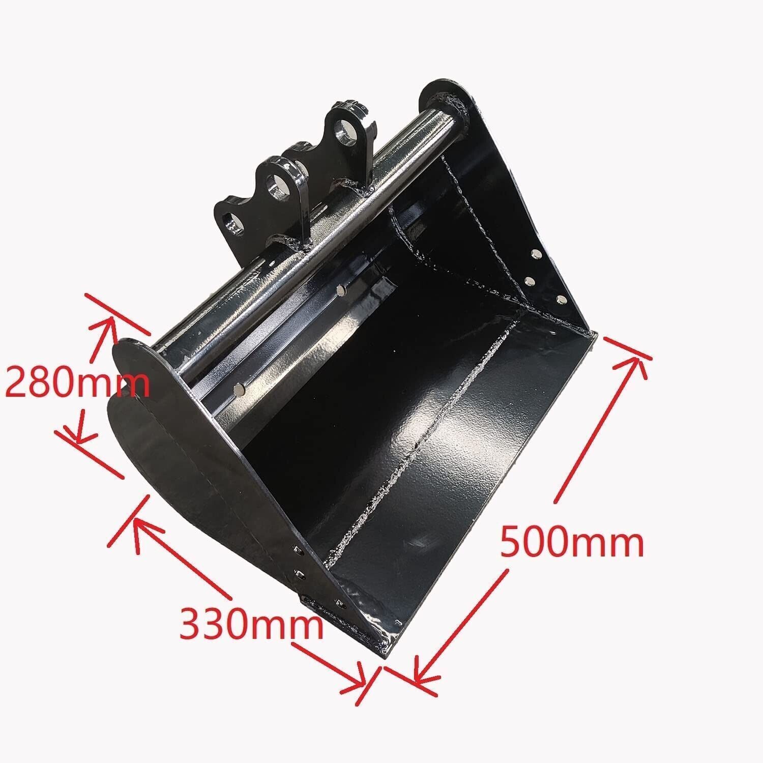 TYPHON Mini Excavator Attachment Plain Bucket 500mm Trenching Buckets