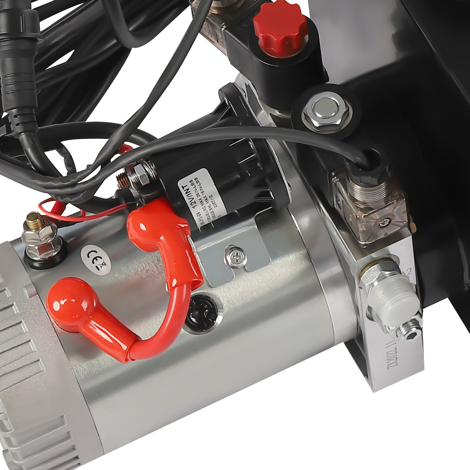 20 Quart Double Acting Hydraulic Pump DC 12V Dump Trailer Power Unit Pack 16Mpa