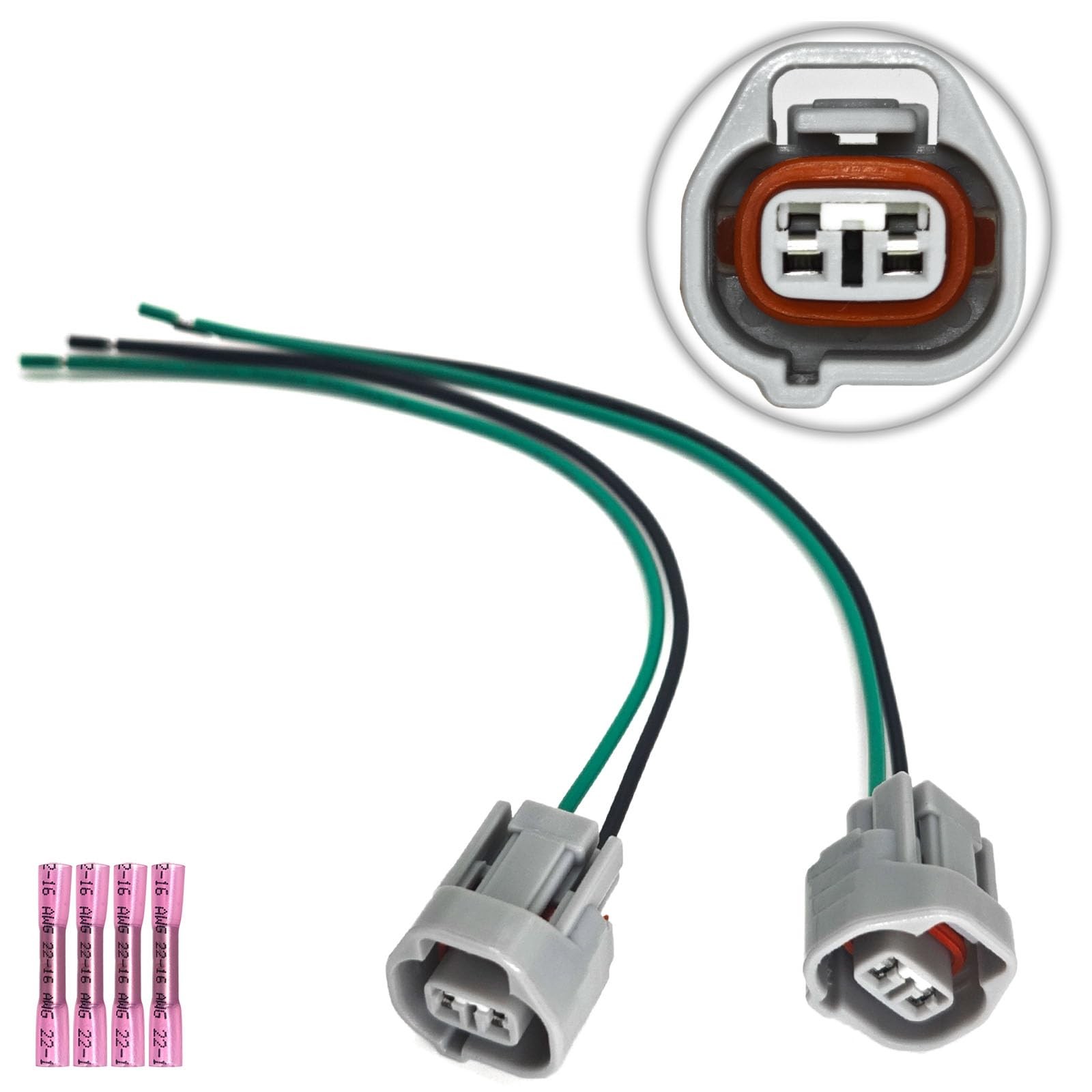 Vapor Canister Purge Valve Connector Wiring Harnesses 88974056 (Set of Grey
