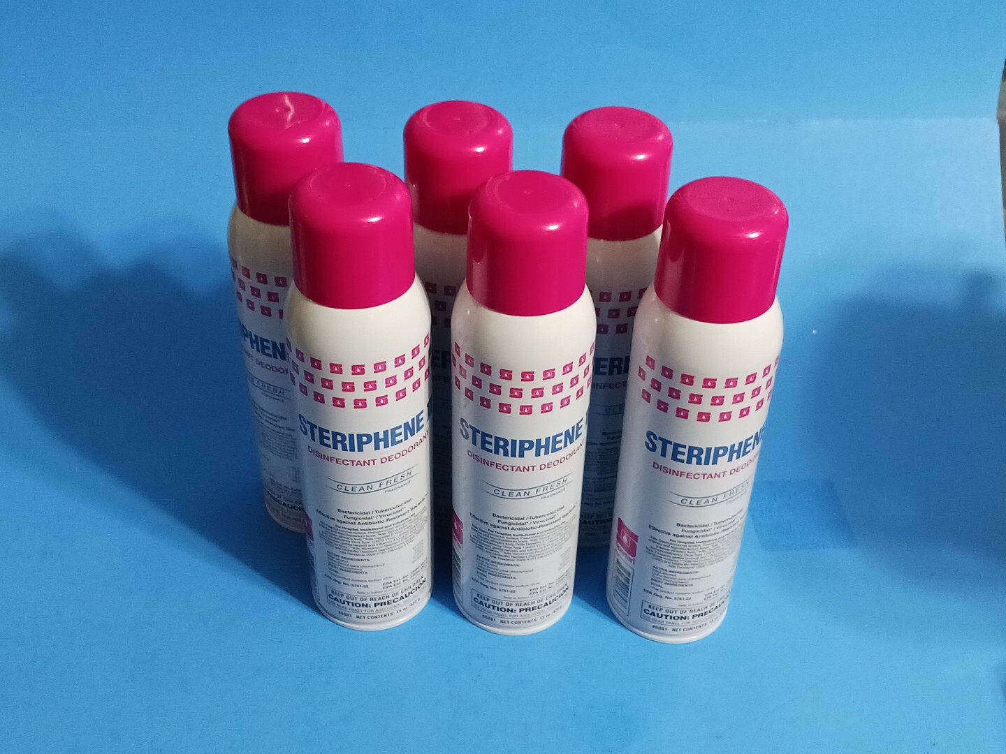 Spartan Steriphene II Disinfectant Deodorant Clean Fresh Fragrance 15 oz Qty 6
