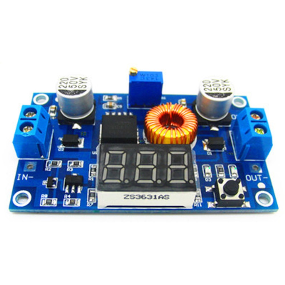 LM2596 Step-down Power Converter Buck Module LED Voltmeter DC 4-38V to 1.25-36V