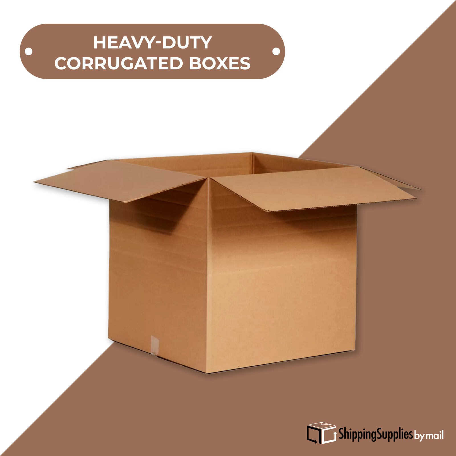 16 x 12 x 6″ Multi-Depth Corrugated Boxes, Kraft 25 Pack