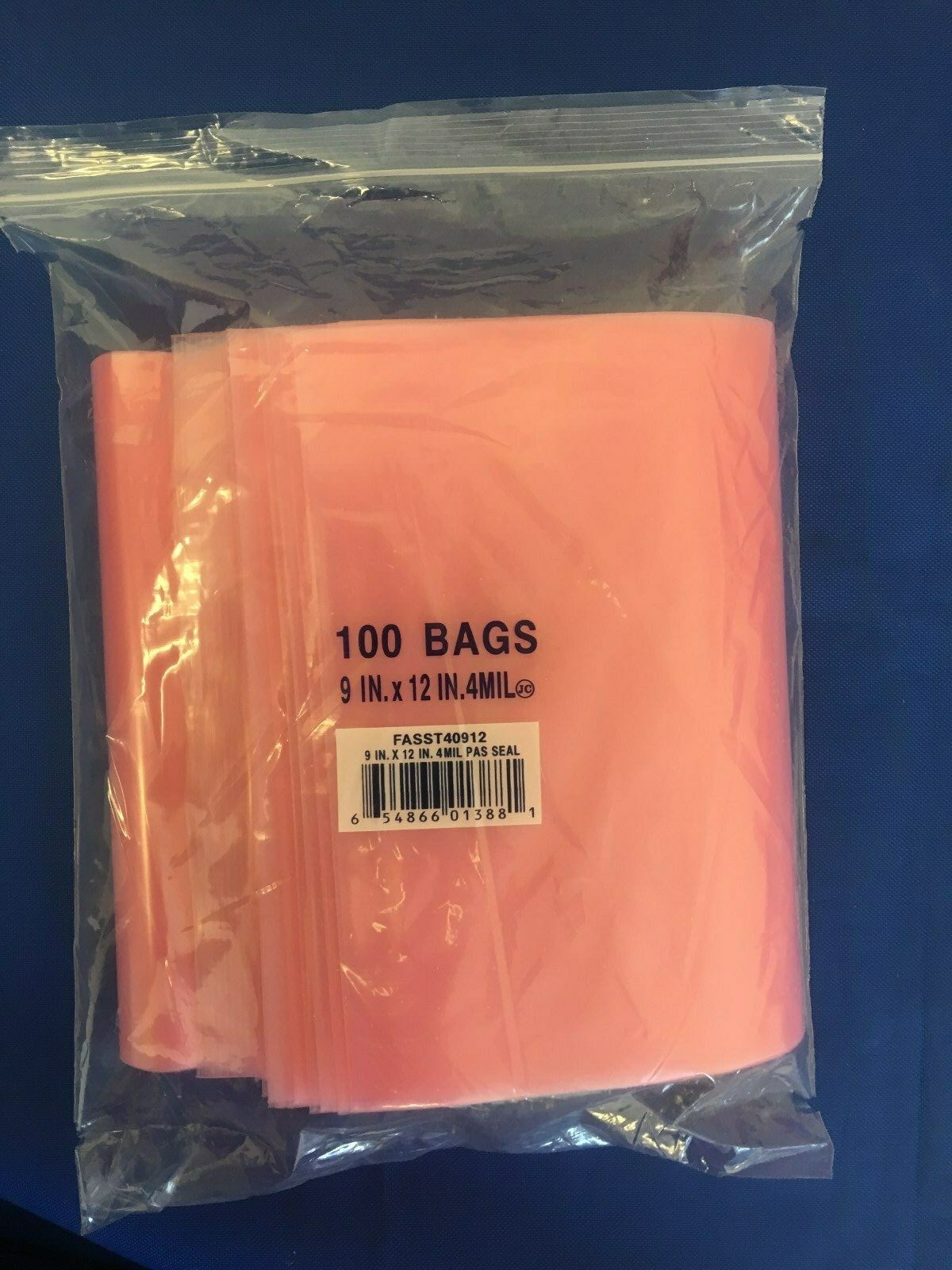 Pink 4 Mil Anti-Static Zip-lock 4-Mil Reclosable Seal Top Plastic Poly Bags 4Mil