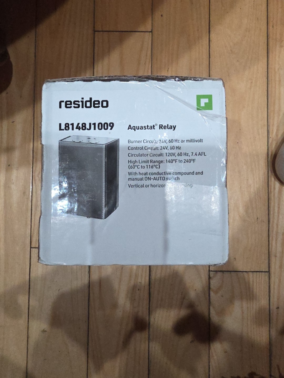 Honeywell L8148J1009 Aquastat Relay