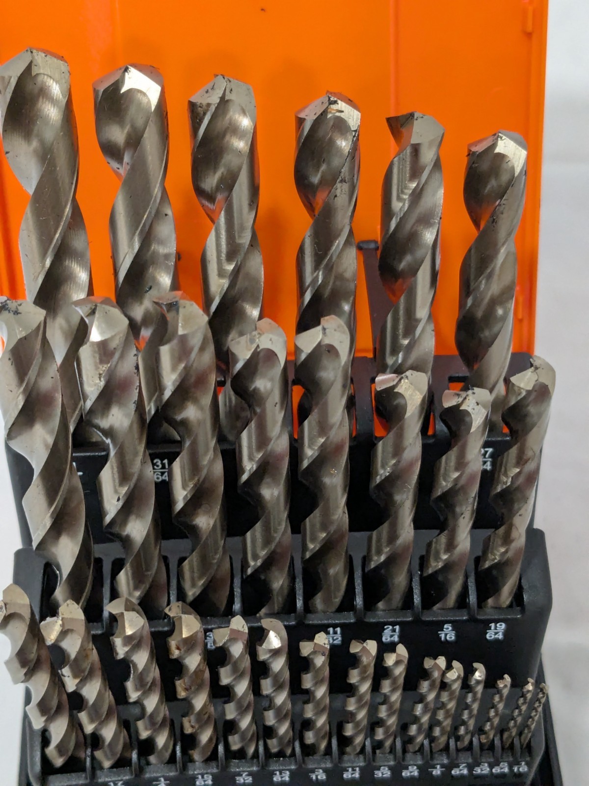 Hertel Jobber Length Drill Bit Set 29 Pc, #60 to #1, 1/16 to 1/2″, 135º 74129453