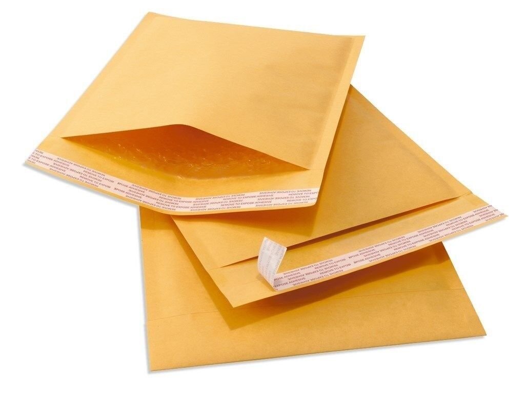 200 #5 10.5×16 Kraft Paper Bubble Padded Envelopes Mailers Case 10.5″x16″