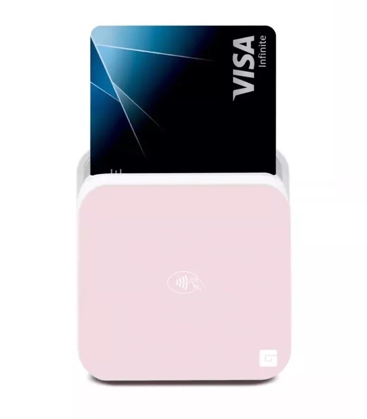 Credit Card Reader Gloss Genius Chief Money Machine Pink In Box