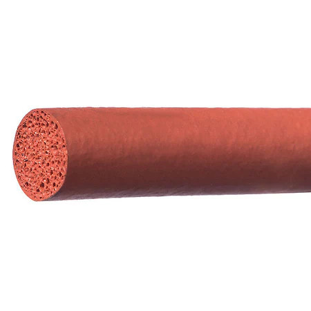 Silicone Cord, Diameter 3/16 In, Red, Zusassr-C-16