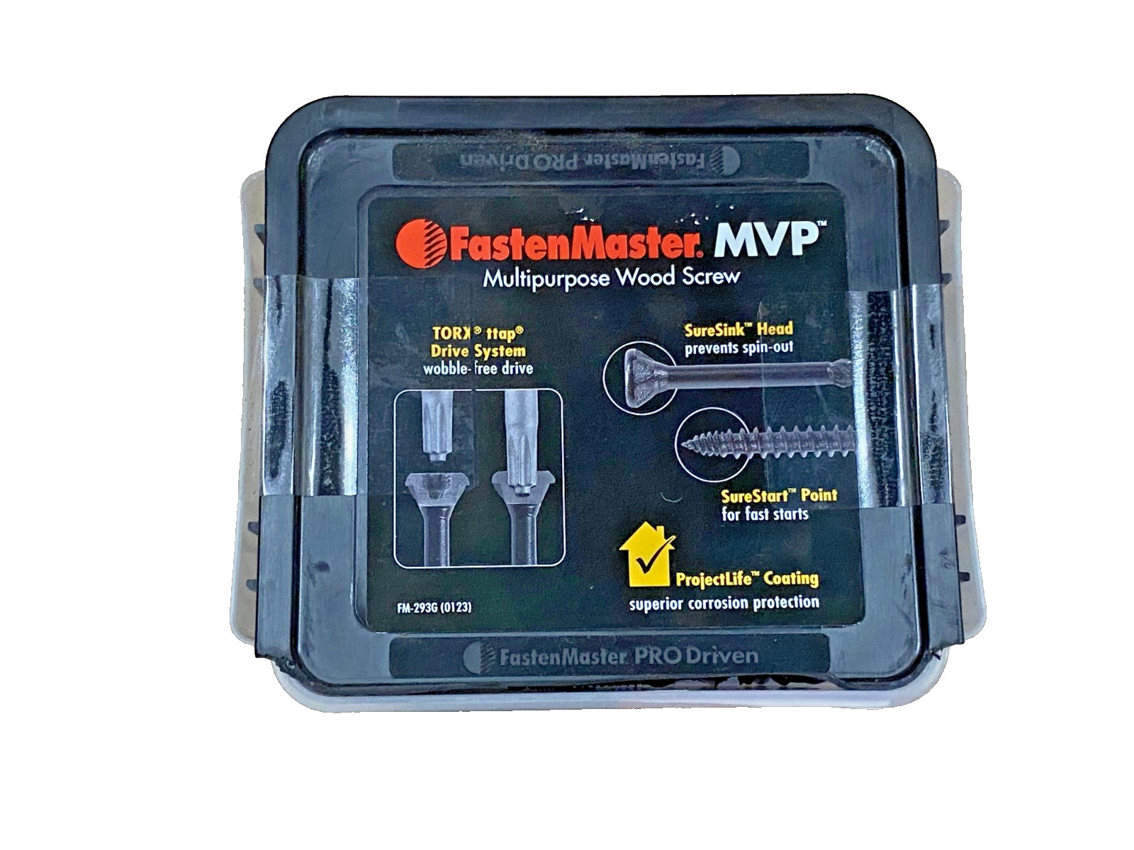 Fasten Master MVP Coated Wood Torx #10 Screws 2.5″ 250 Piece Black Multi-use