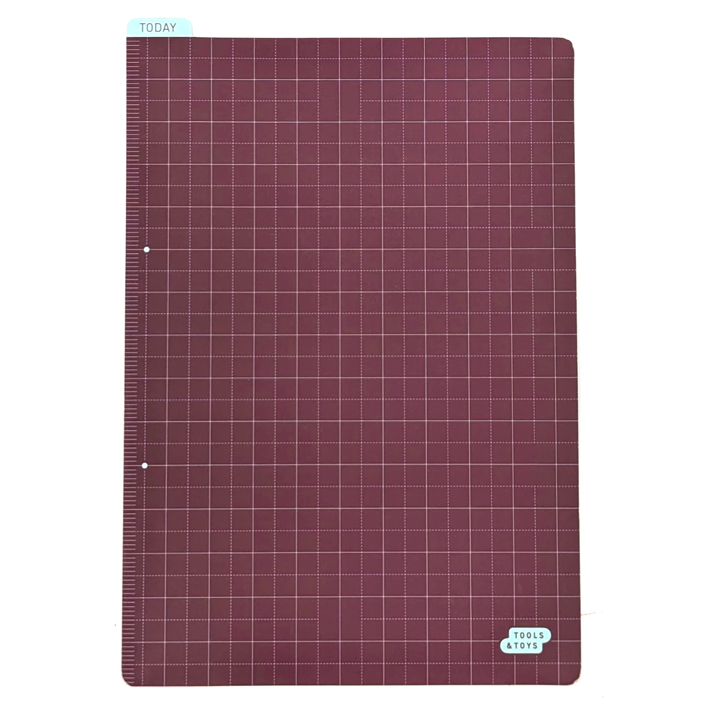 Hobonichi Cover Colors Blue Green A6 Cover on Cover Crazy Flower w/Pencil Board