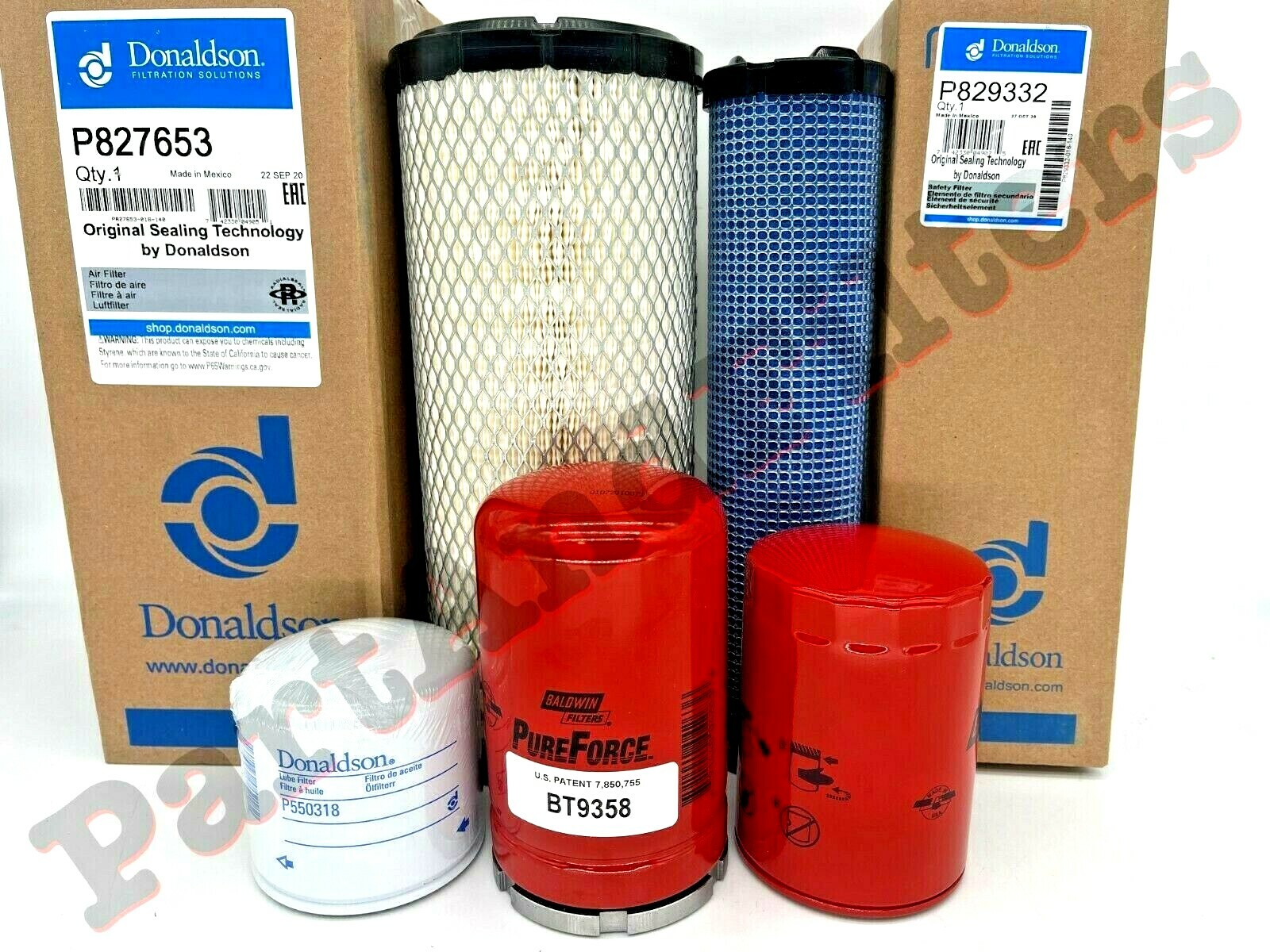 Filter Kit for Kubota SVL75-2 (SN 26158 & Above) Skid Steer Loaders