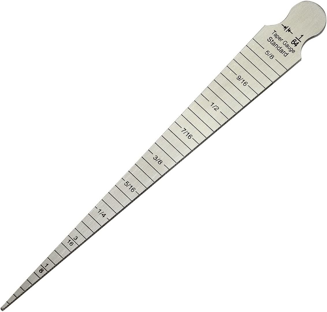 RIVERWELD Taper Welding Gauge Gage Test Ulnar Welder Inspection Metric & Inch