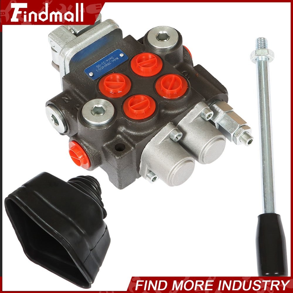 2 Spool 11GPM Hydraulic Control Valve Double Acting Tractor Loader W/Joystick
