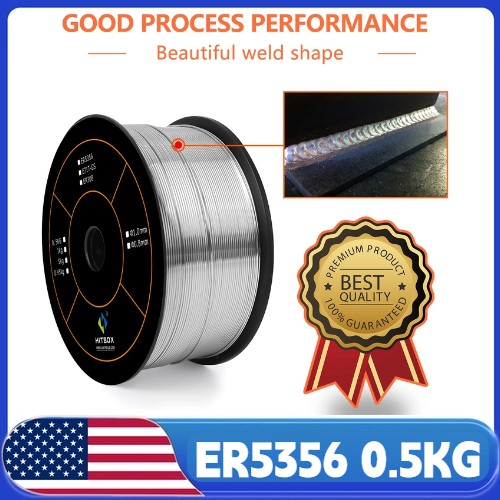 Hitbox® Aluminum Solid MIG Welding Wire .035 – 1 lb/0.5KG ER5356 For Welder DIY~