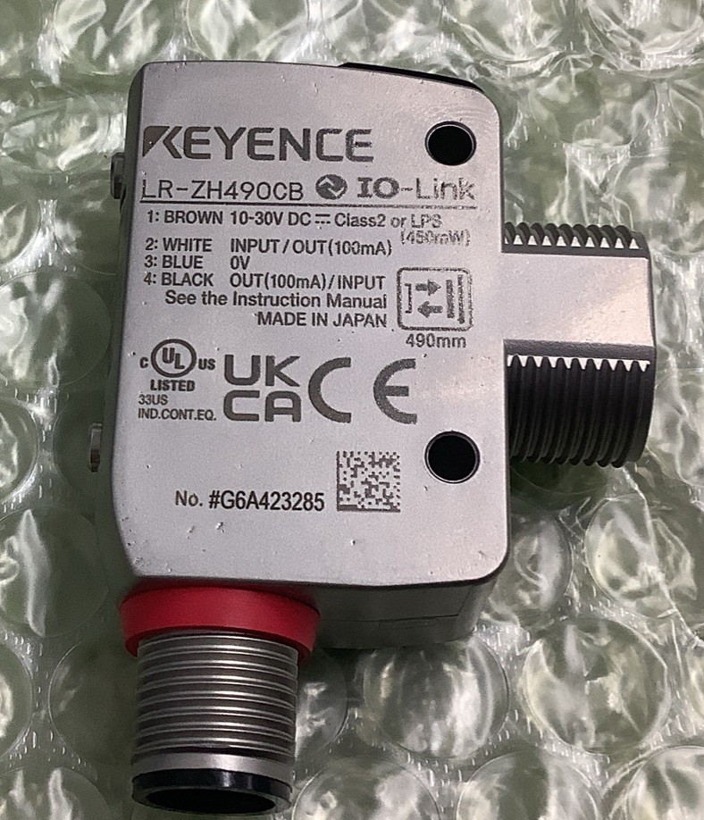Keyence Self-contained CMOS Laser Sensor LR-ZH490CB (b448)