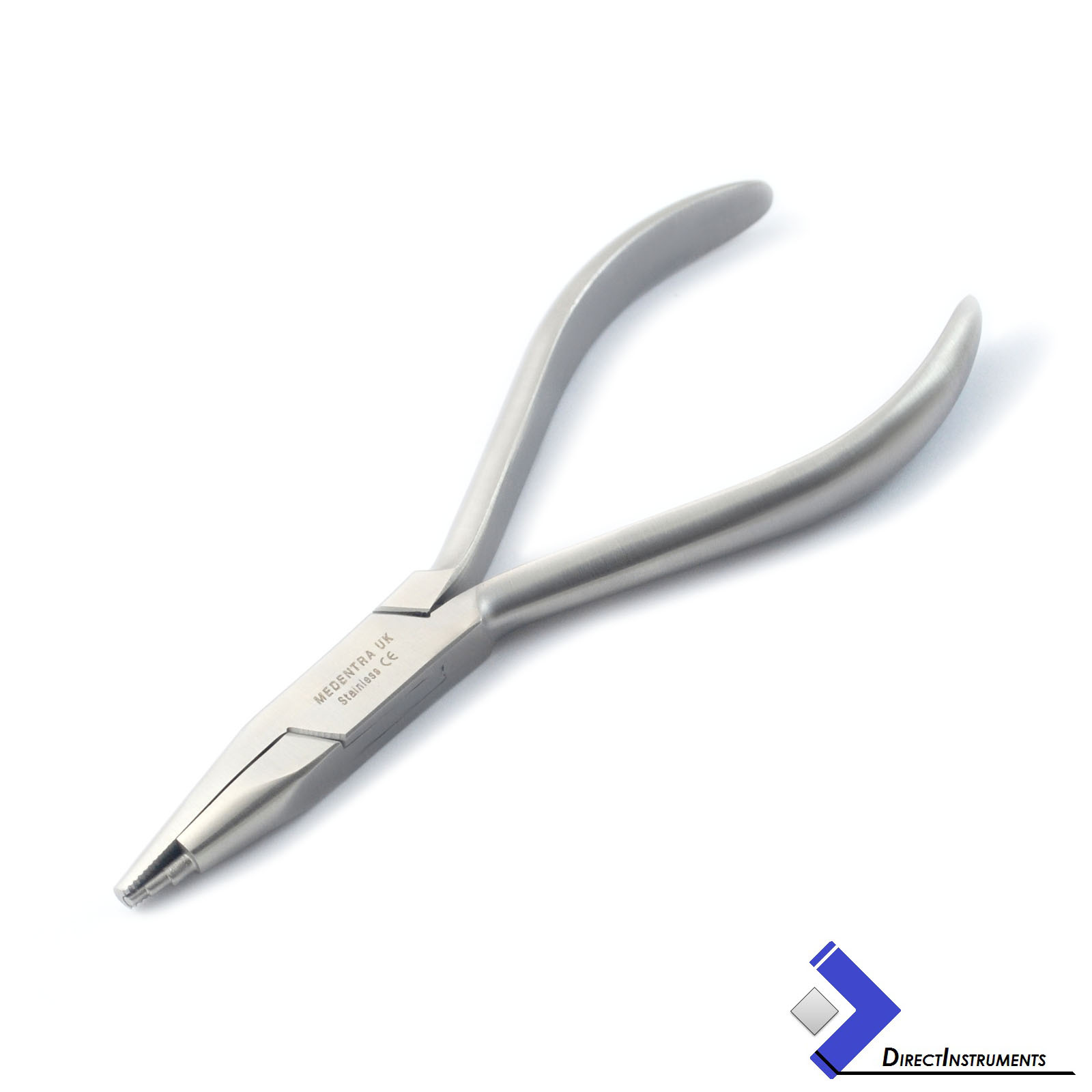 Orthodontic Tweed Omega Loop Forming Plier Serrated Dental Wire Bending Pliers