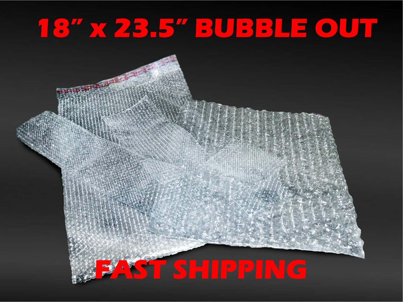 18″ x 23.5″ POUCHES BUBBLE OUT BAGS CUSHIONING WRAP PROTECTIVE SELF SEAL CLEAR