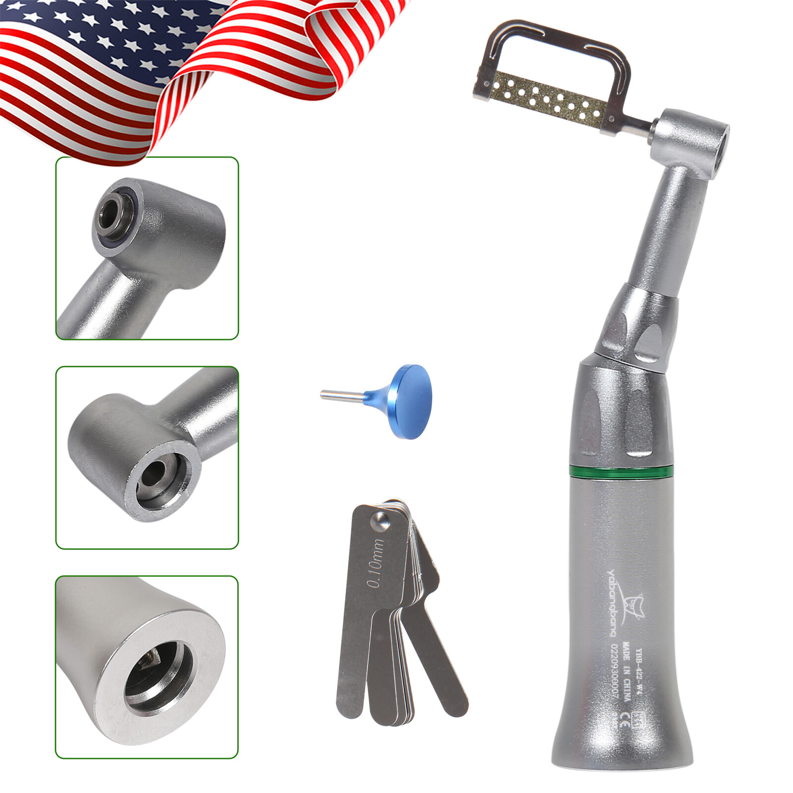 Dental 4:1 Reduction Contra Angle Handpiece 4:1 Interproximal Strips IPR Sets