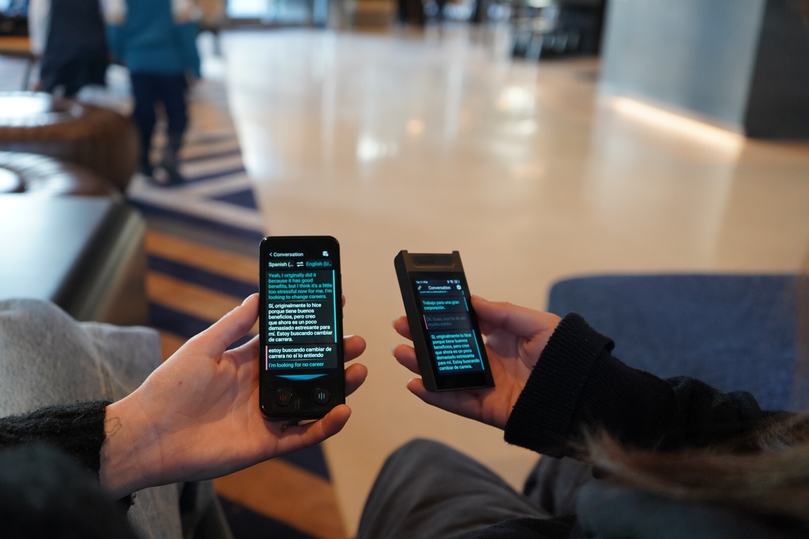 iTour D-Pro AI Dual-Screen Translator, Detachable, Real-Time Voice Translator