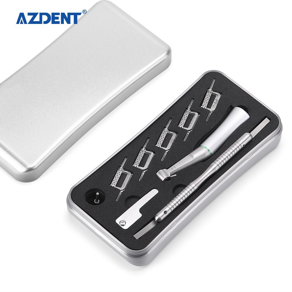 Dental 4:1 Reduction IPR Handpiece Contra Angle Interproximal Stripping Gauge