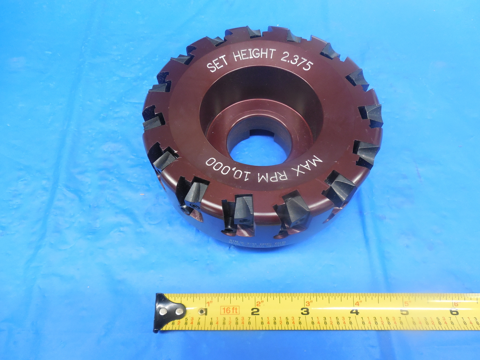 SANDVIK RA762-127R38A-22H 5.000″ DIA. FACE MILL 1 1/2″ PILOT 5/8 KEYS S762 00122