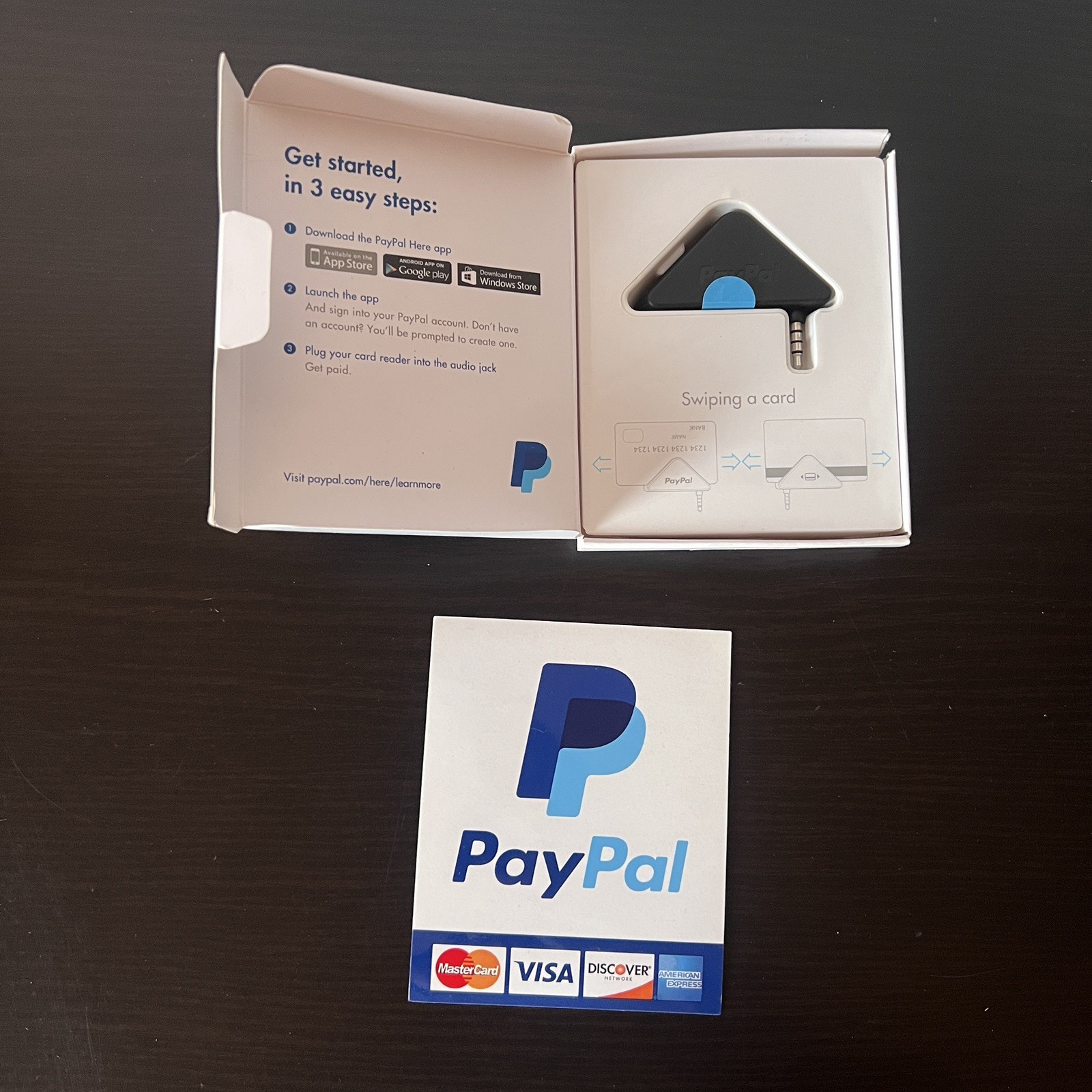 PayPal Mobile Credit Card Reader Swiper For iPhone and Android NEW open box