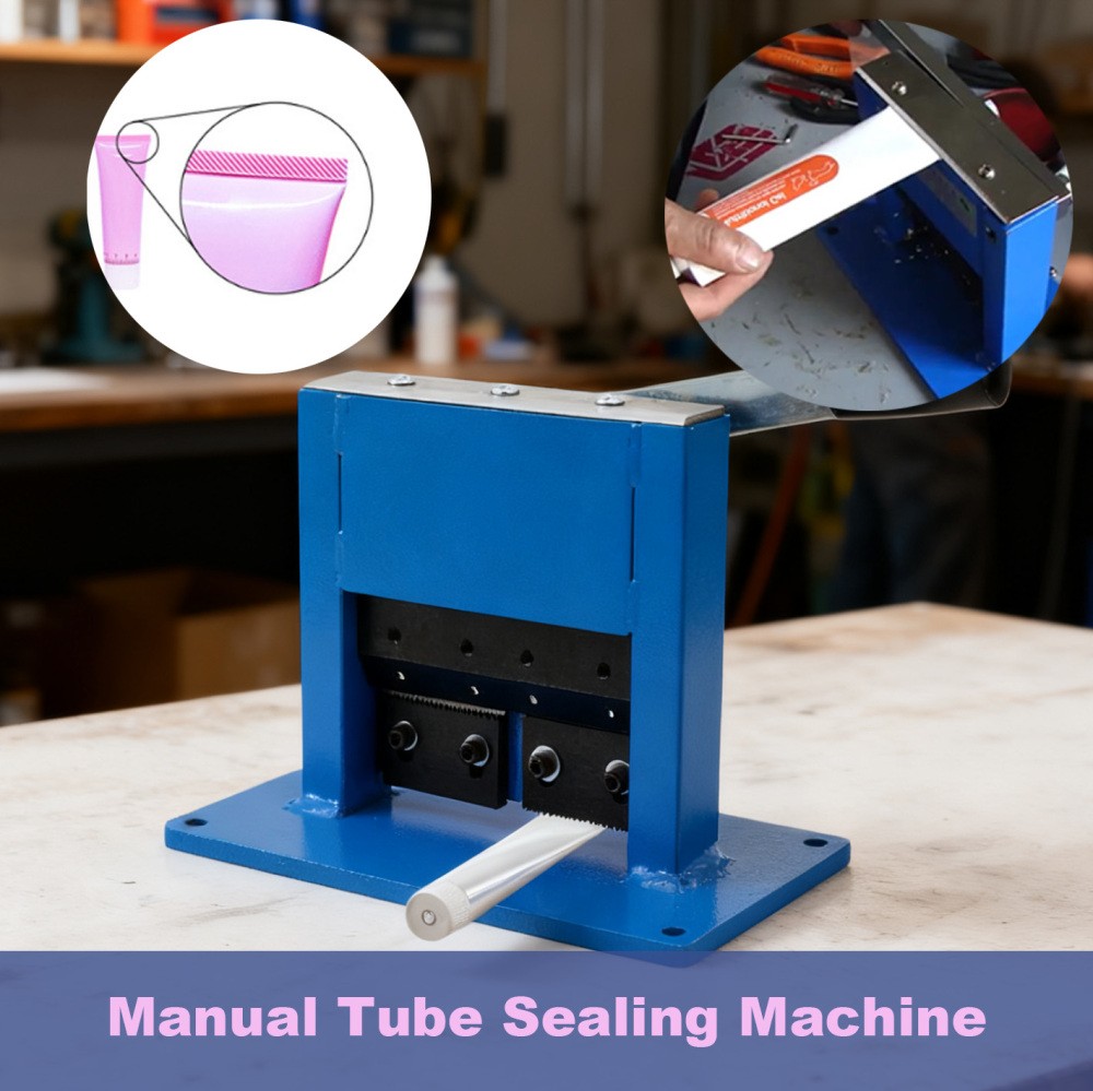 Manual Tube Sealing Machine Pipe Sealing Aluminum Laminate Tube Crimping Sealer