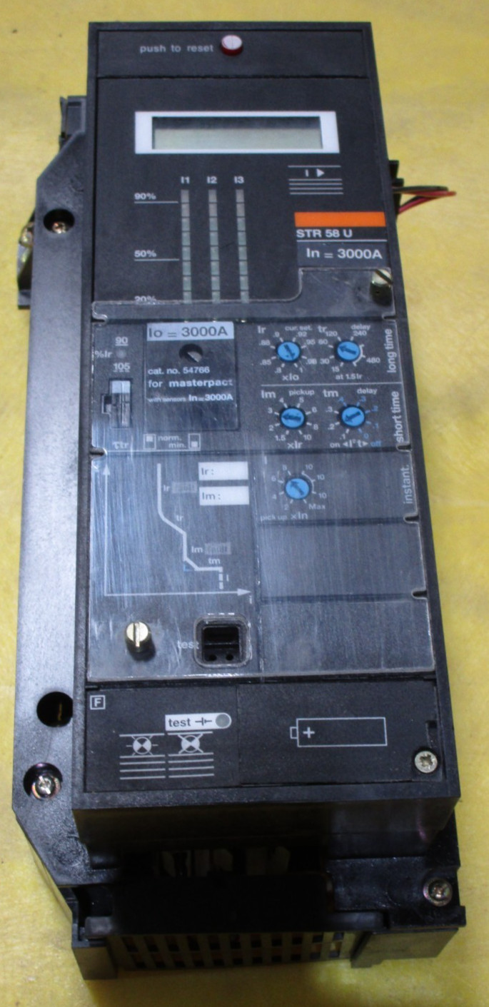Merlin Gerin STR58U 54766 LSI Trip Unit for Masterpact Circuit Breaker 3000 Amp