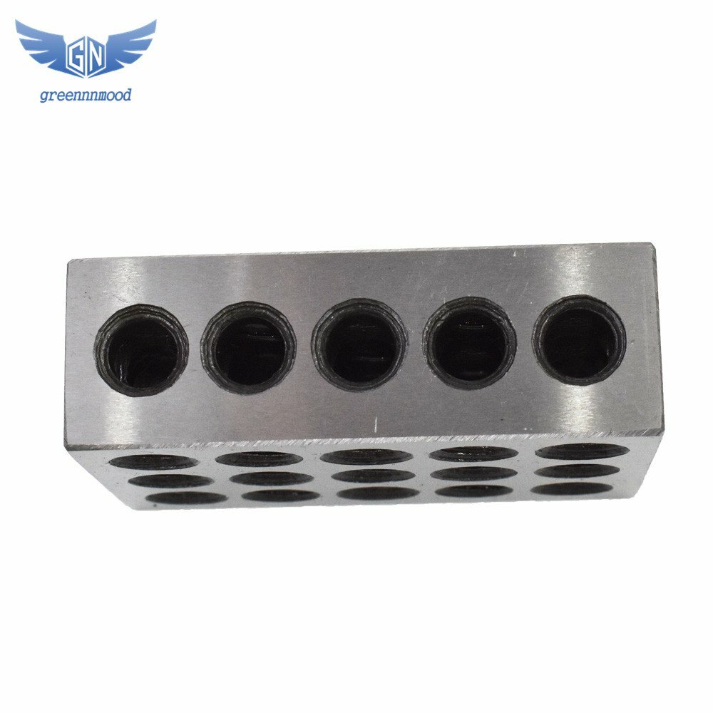 1 Matched Pair Ultra Precision 1-2-3 Blocks 23 Holes .0002″ Machinist 123 Jig