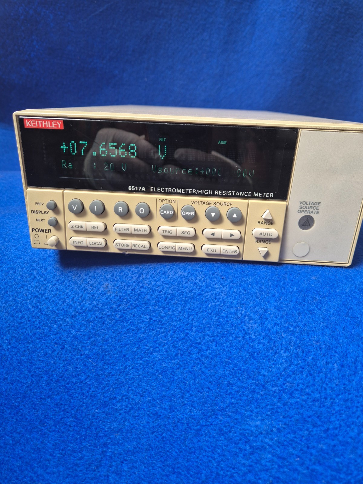 Keithley 6517A Electrometer/ High Resistance Meter w/6522 Scanner Card.