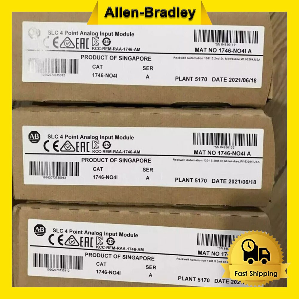 New Factory Sealed 1746-NO4I SLC 500 Analog Ouput Module AB