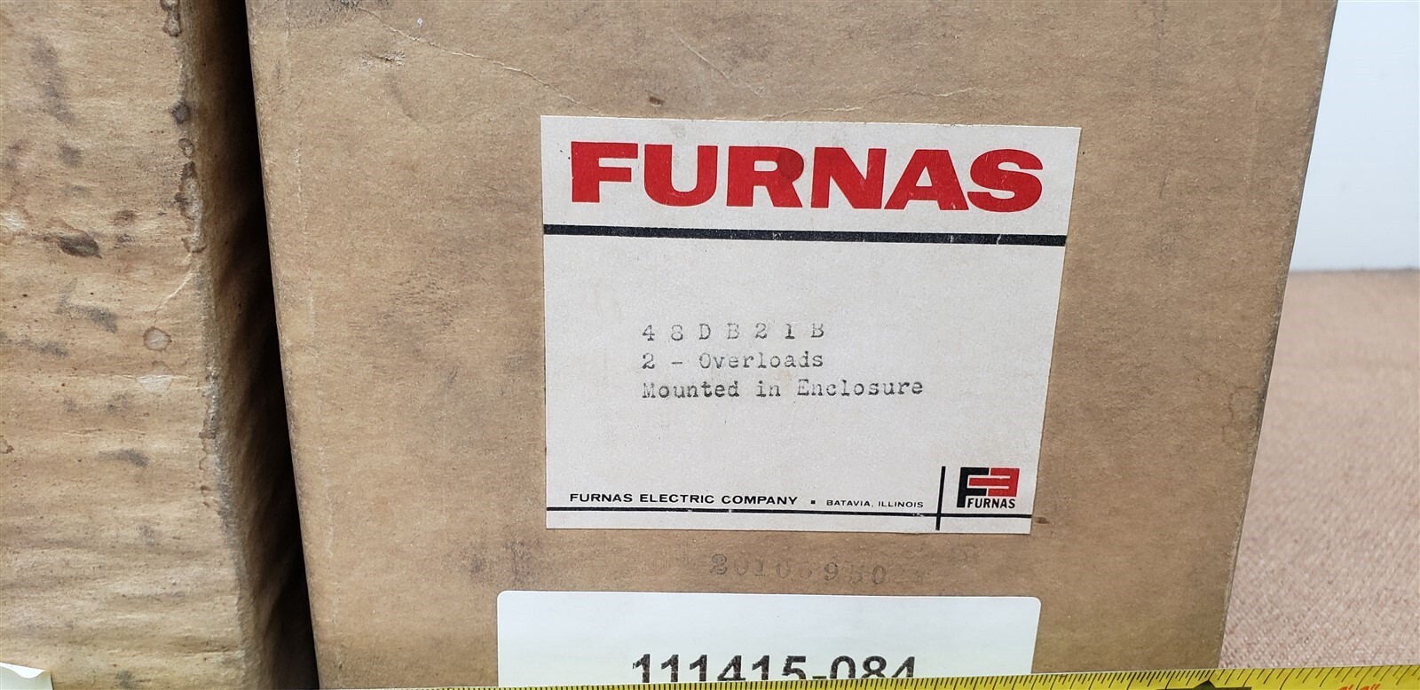 Furnas 48DB21B Includes 2 25 Amp Remote Mounted Thermal Overloads New In Box OS