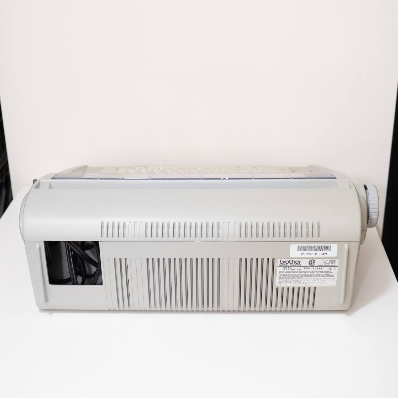 Brother Correctronic GX-6750 Vintage 1990s Electronic Daisywheel Typewriter