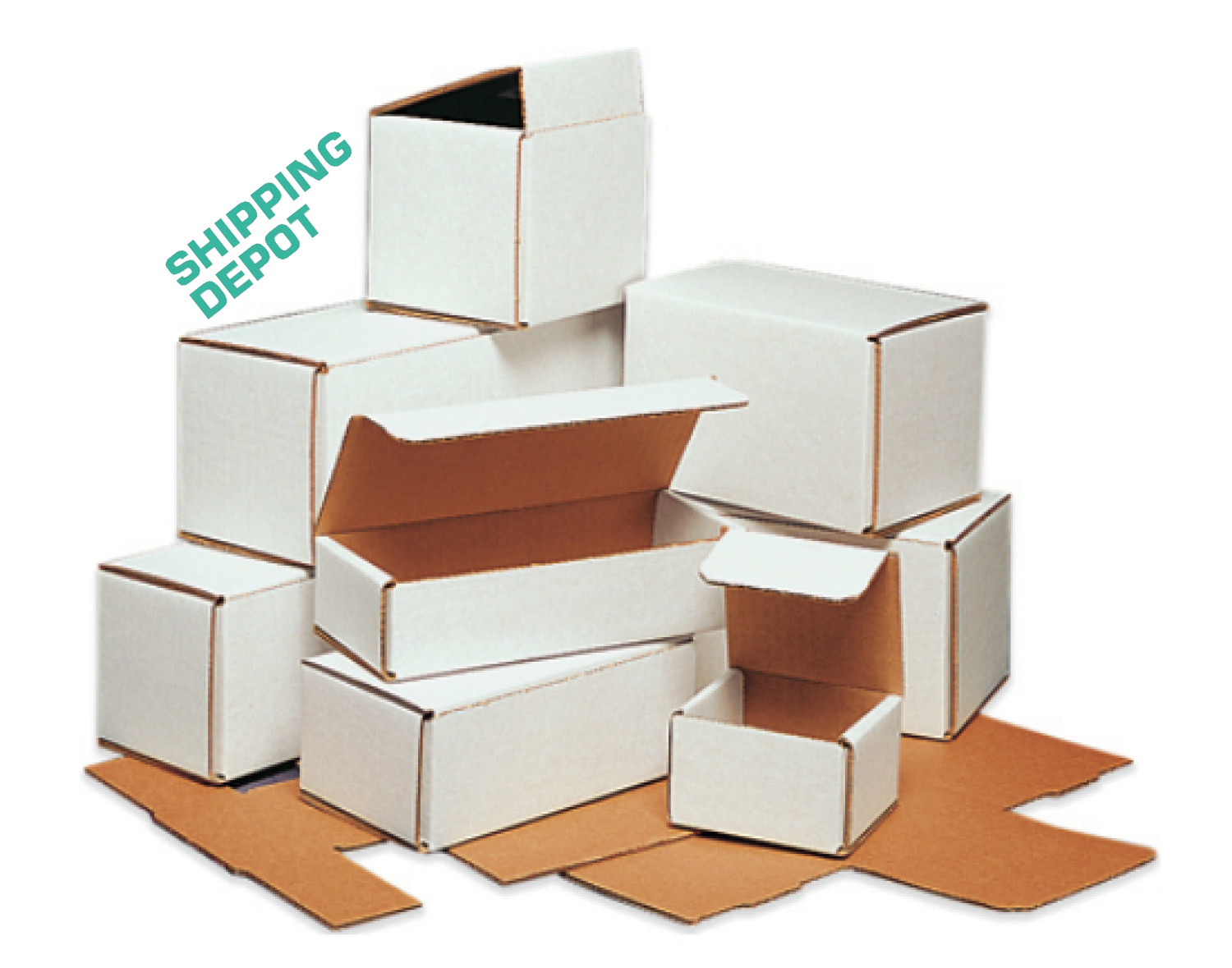 1-400 CHOOSE QUANTITY 4x3x2 Corrugated White Mailers Packing Boxes 4″ x 3″ x 2″