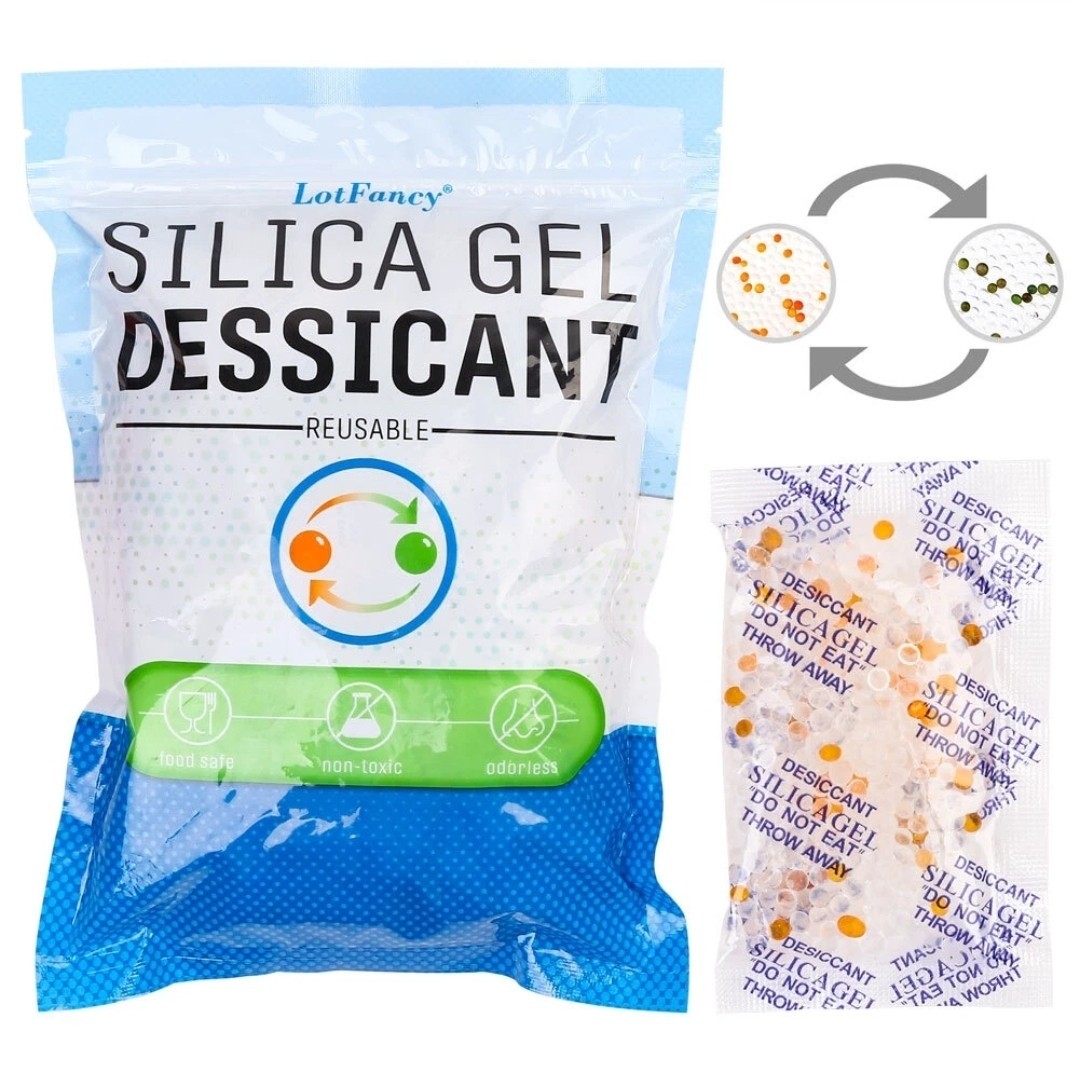 40 Packets 10g Silica Gel Desiccant Food Pharmaceutical Grade Moisture Absorber
