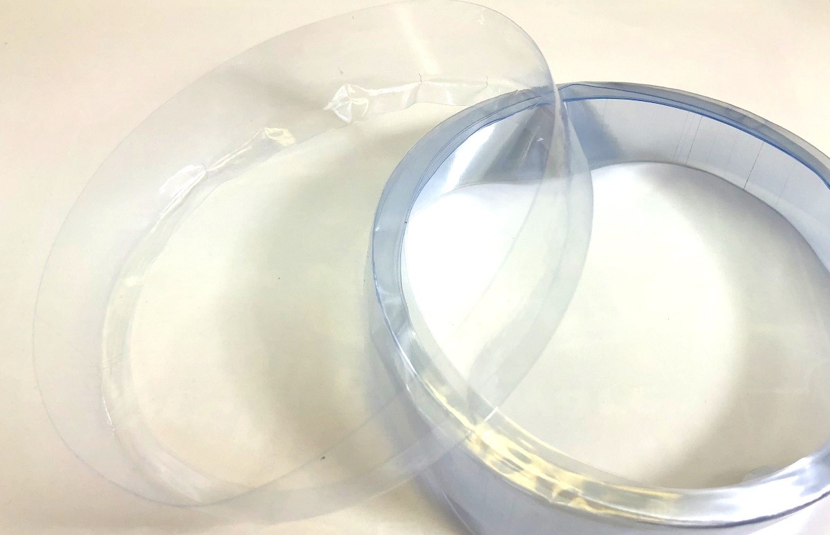 Clear Heat Shrink Bands – Fits Round Plastic Soup/Deli Container Cups 250/PK