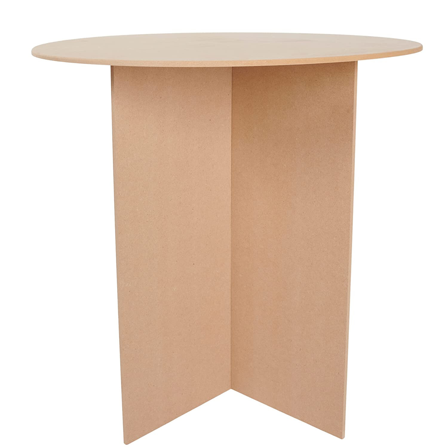 Table 30″ Round Wood Display MDF 250 Pound Capacity 29 7/8” High Merchandise