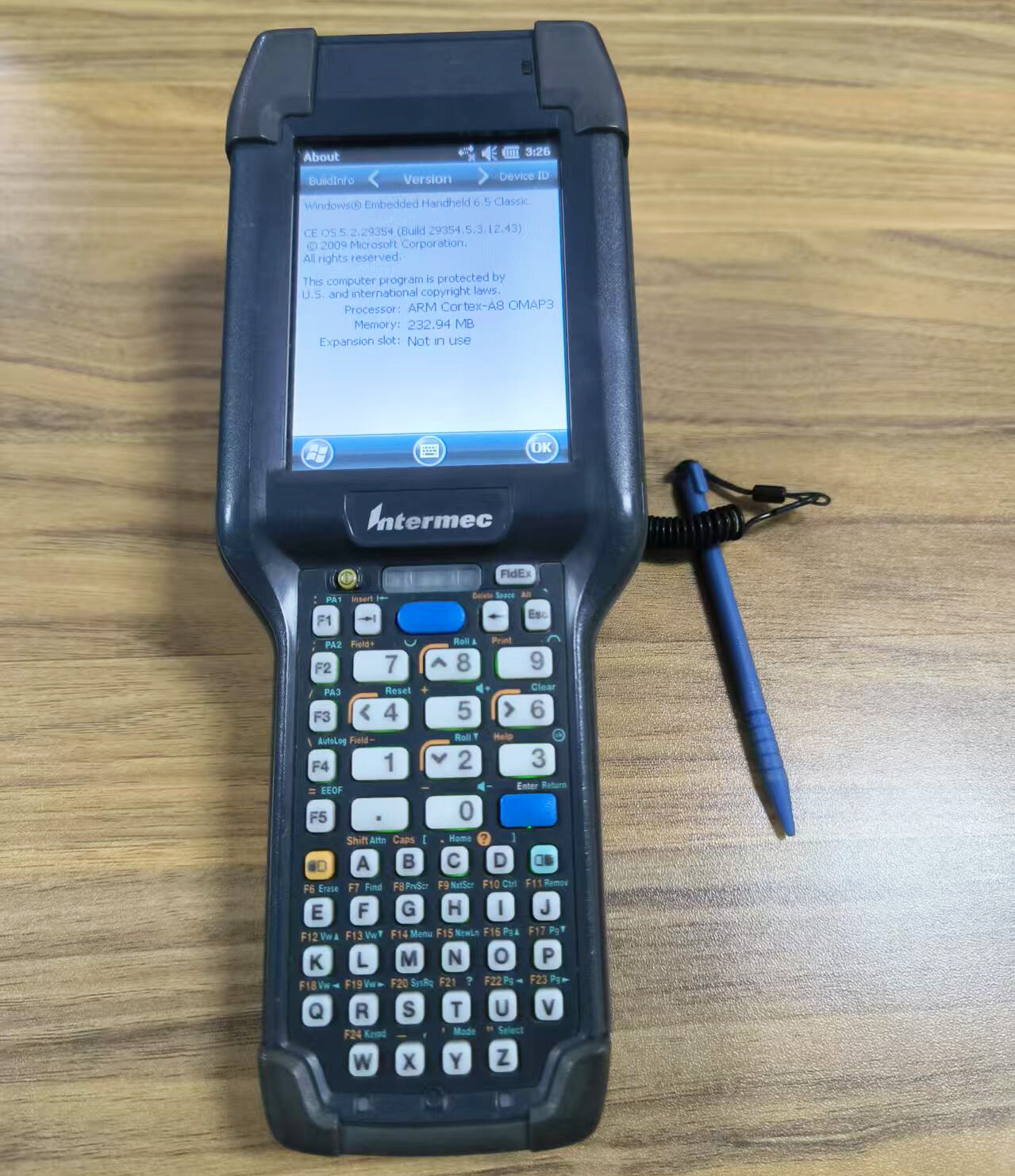 Intermec CK3X Mobile Computer Handheld Barcode Scanner CK3XAACK000W4100(used)