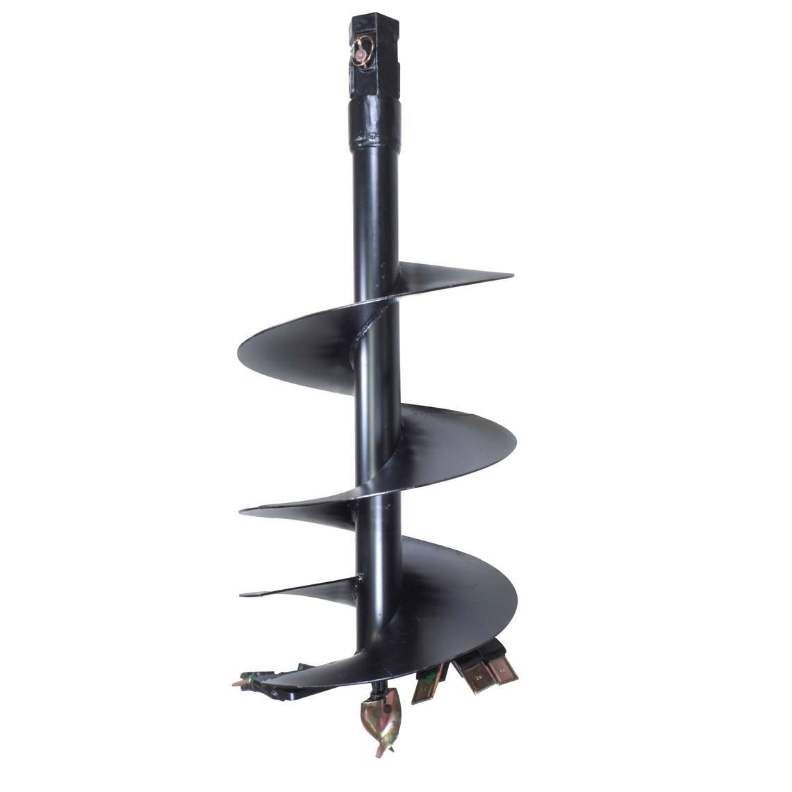 Titan Attachments Auger Bit 18″ x 48″ Steel 3″ Boring Head 2″ Hex Connectivity