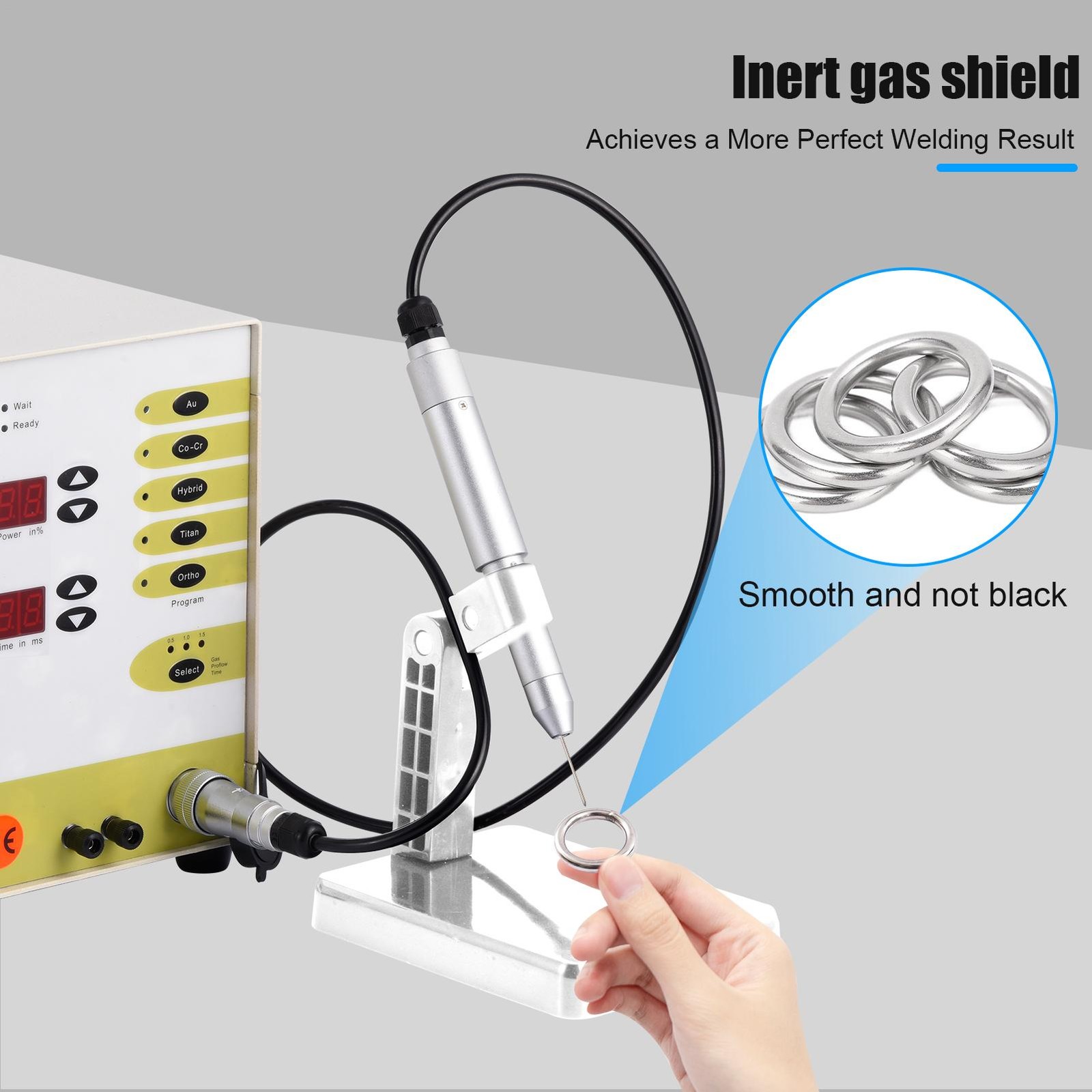 Jewelry Spot Welding Machine, 110V 60Hz Pulse Argon Arc Permanent Jewelry Welder
