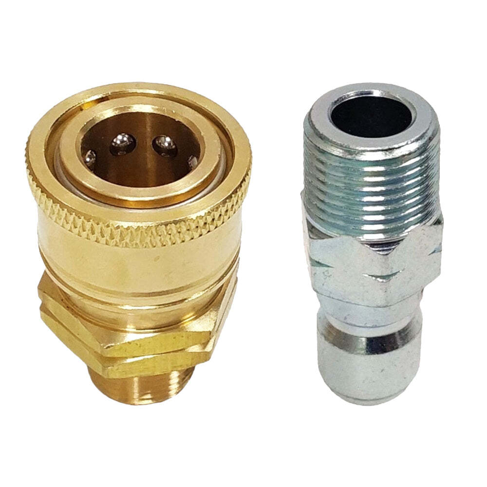Proven Part 3/8″ Male Quick Connect Plug, 3/8″ Quick Connect to 3/8″ MNPT