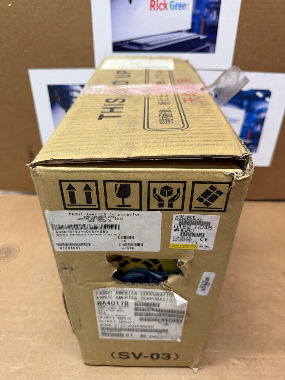 FANUC Brand New Spindle Amplifier A06B-6152-H045#H580 US Seller NDA Available