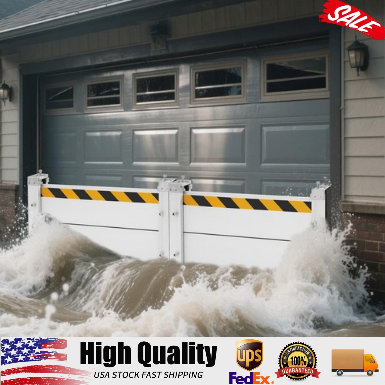 Baffle Flood Protection Barrier Reusable Flood Barrier Flood Protection Barrier