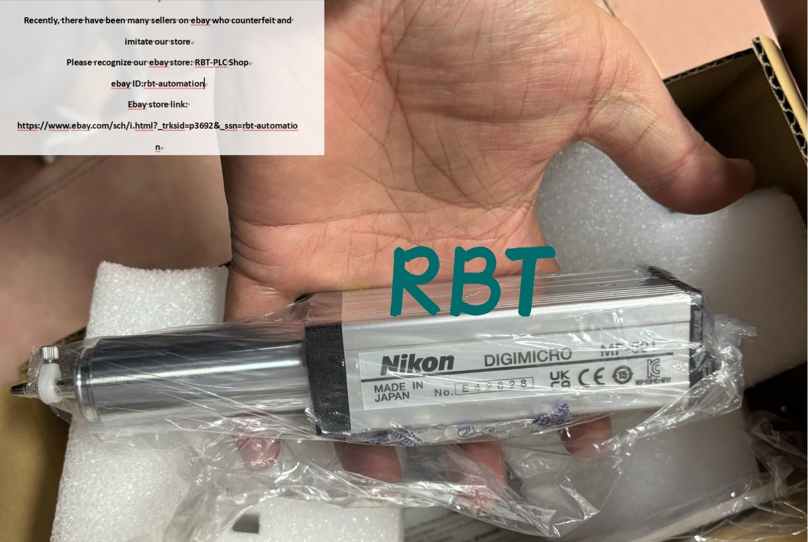 MF-501 DIGIMICRO Digital Micrometer Head brand new