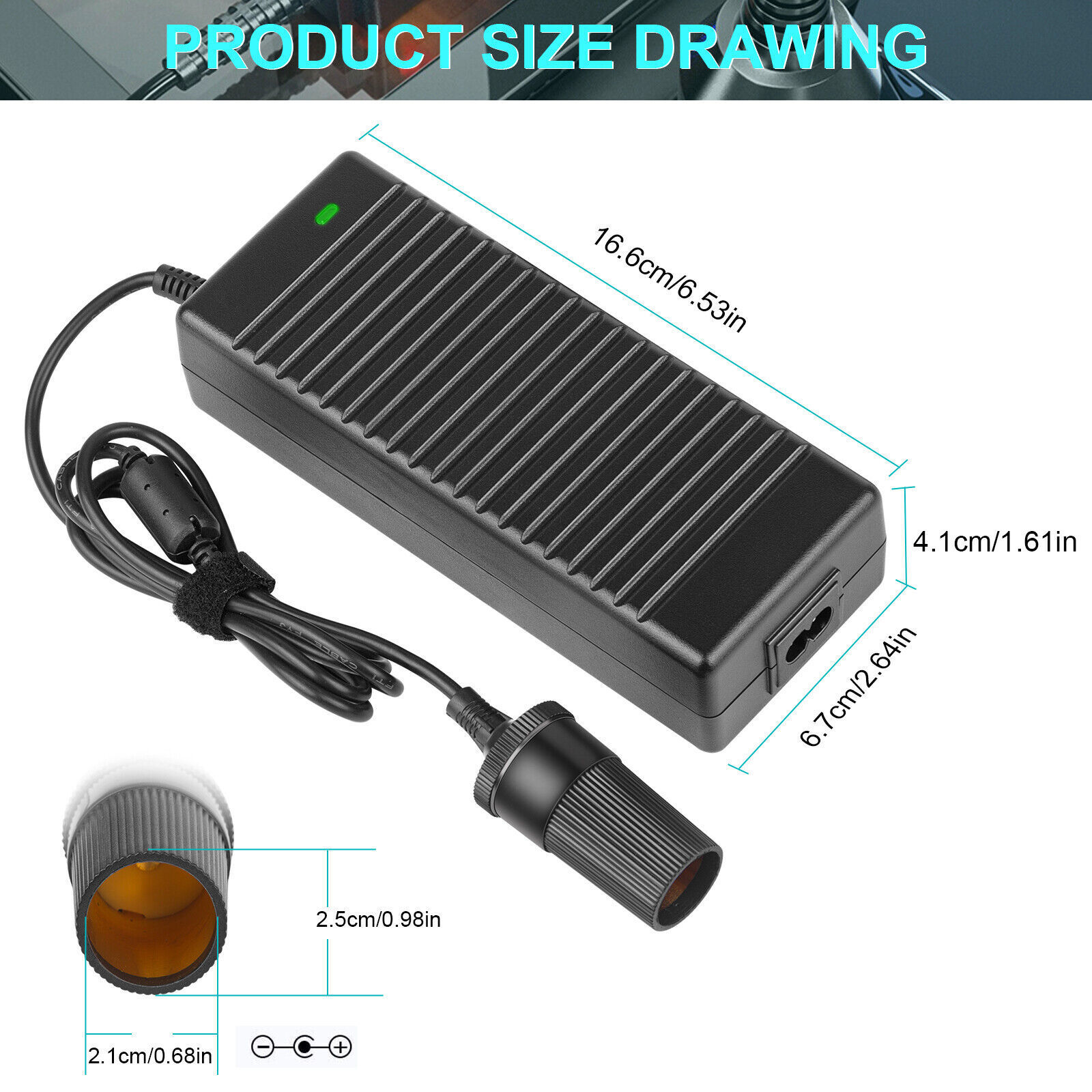 AC to DC Converter 110V to 12V DC 60W/120W Power Supply Car Adapter Transformer