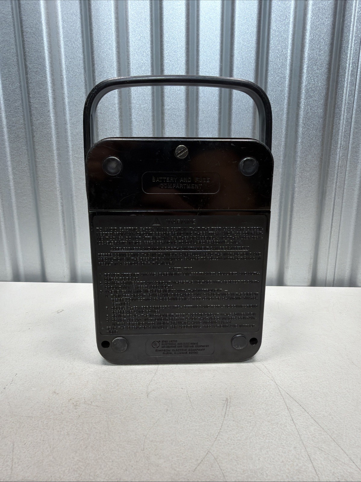 Simpson Series 3 Model 270 Taut Band Volt-Ohm-Milliammeter – Works!